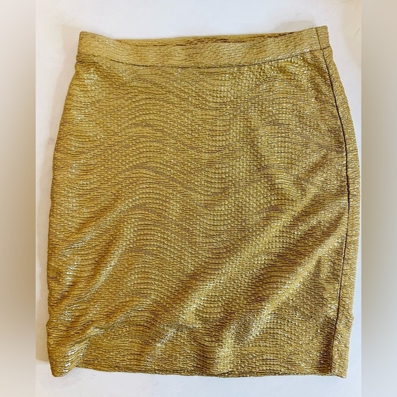 H&M Gold Mini Skirt - Picture 8 of 10